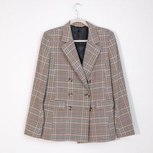 &OS Plaid Blazer